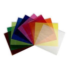 Papier vitrail 70*100 Jaune L'unité