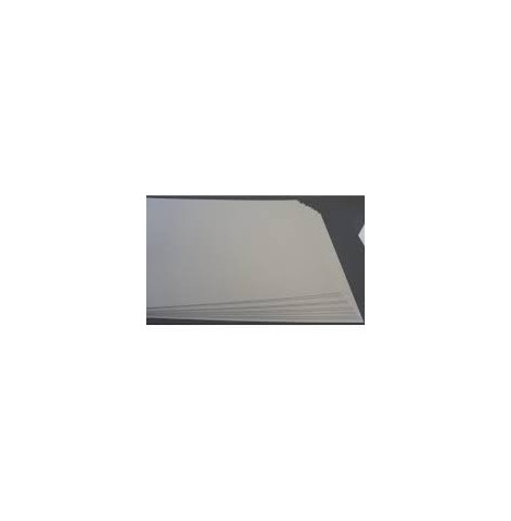 Plaque carton gris 53 X76 Epais. 12/10