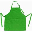 Tablier grand modèle  vert 5/6 ans