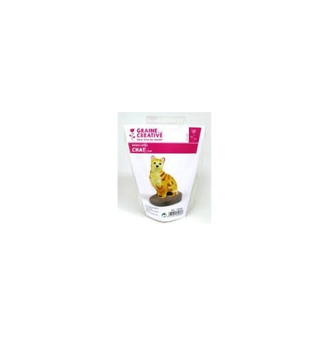 Moule en latex pour bougie ou plâtre "chat"