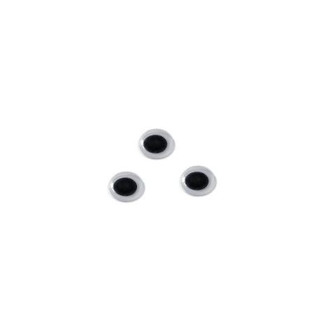 Yeux mobiles diamètre 15 mm Sachet de 100
