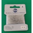 Etui 50m fil  tableaux argent