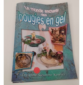 Livre 'le monde enchanté des bougies en gel'