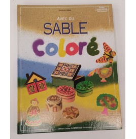 Livre 'avec du sable coloré'