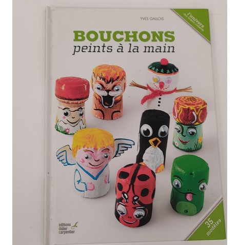 Livre bouchons peint a la main