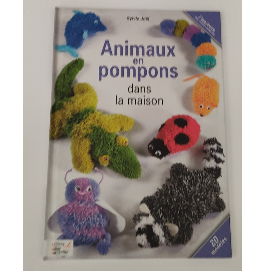 Livre 'animaux en pompoms'