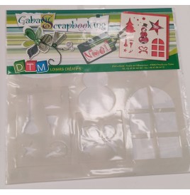 Gabarit de coupe motifs Noël