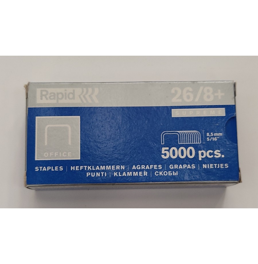 Boîte 5000 agrafes 26/8