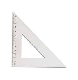 Equerre 45° graduée 13 cm
