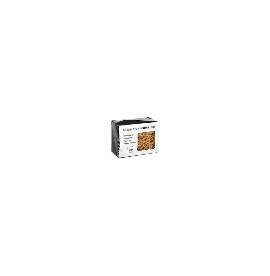 Boîte 100 g Elastique caoutchouc 120 x 3 mm