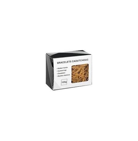 Boîte 100 g Elastique caoutchouc 120 x 3 mm