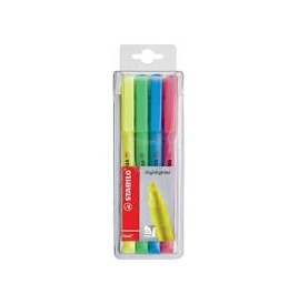 Pochette de 4 surligneurs stabilo Flash