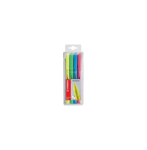 Pochette de 4 surligneurs stabilo Flash