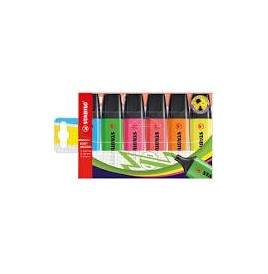 Pochette 6 surlingeurs stabilos boss assortis