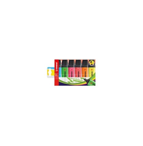 Pochette 6 surlingeurs stabilos boss assortis