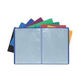 Protège-documents 20 vues bleu