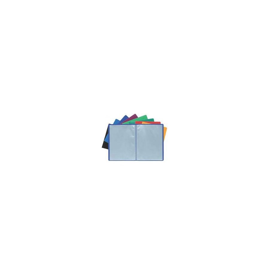 Protège-documents 20 vues bleu