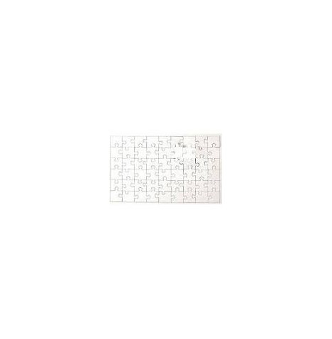 Puzzle carton blanc 54 pcs 240x 60 mm LOT de 10