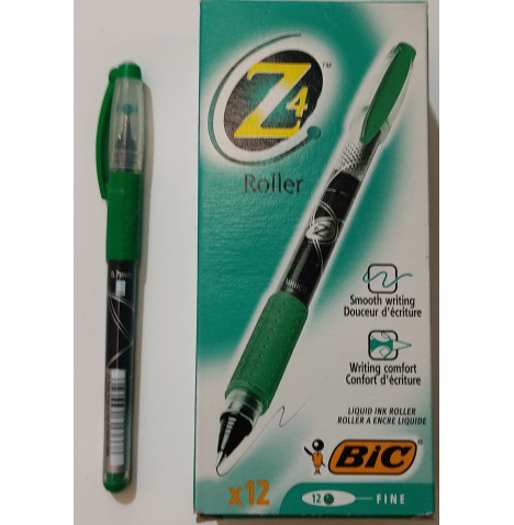 Stylo Roller Z4 diam. 0,5 mm Bic l'unité Couleurs au choix