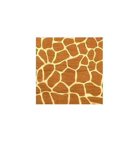 Feuille crépon imprimé girafe 2m x 0.5