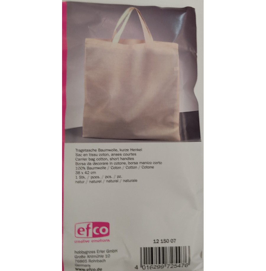 Sac en coton 38 x42 cm