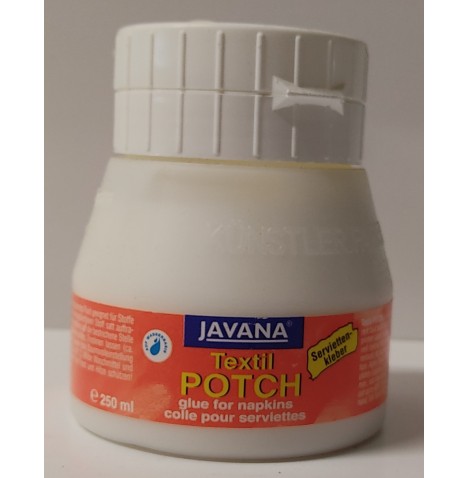 Flacon 250 ml colle spéciale textile Javana