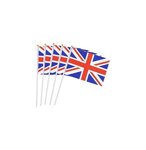 Sachet de 10 drapeaux Angleterre  9.5 x 16 cm