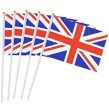 Sachet de 10 drapeaux Angleterre  9.5 x 16 cm