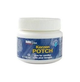 Potch pour bougies pot 150 ml