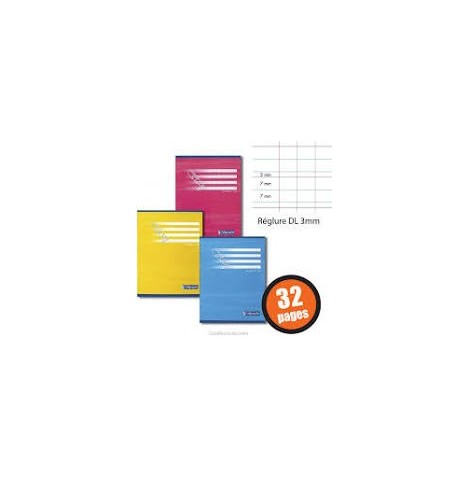 Cahier d'écriture 17*22 cm - 32 pages DL5 Super conquérant