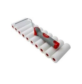 Lot de 10 rouleaux mousse 10 cm + 2 manches