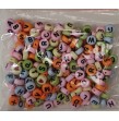 sachet 250 perles alphabet multicolores