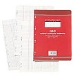 100 Feuilles perforées 17 x 22 - 5x 5 - blanc 90g