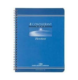 Cahier de textes 17 x 22 cm  - 124 pages