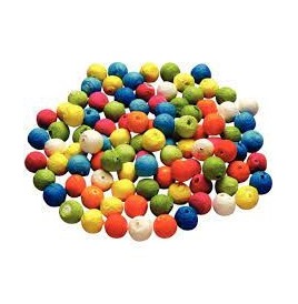 Sachet 100 boules cellulose diam. 30 assorties