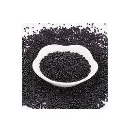 Sachet 100g perle verre ronde noir 5 mm