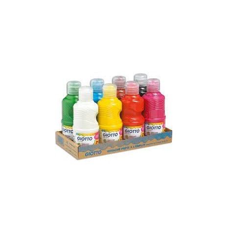 Gouache acrylique Flacon 250 ml  Couleurs aux choix