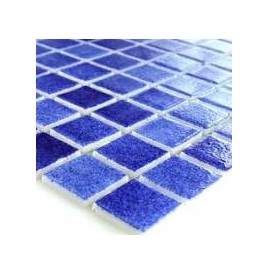 Sachet 400 g mosaïque bleu 2.5 x2.5