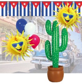 Kit déco Cuba : ambiance festive garantie aux couleurs cubaines