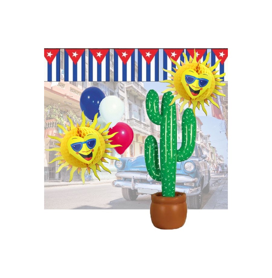 Kit déco Cuba : ambiance festive garantie aux couleurs cubaines