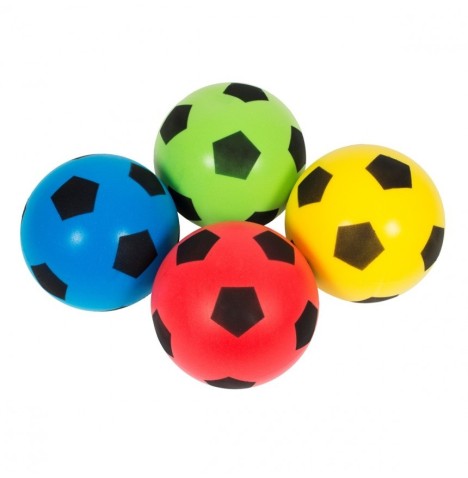 Ballon foot mousse 20 cm - Plein air   pas cher