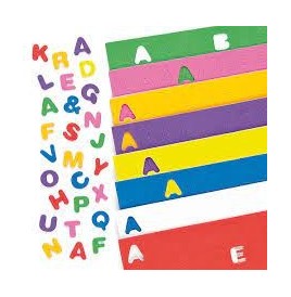 156 Lettres Mousse pré-découpé