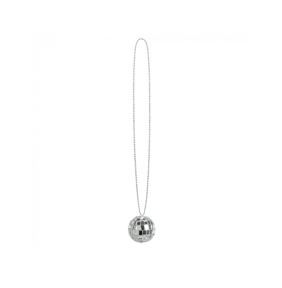 Collier Boule à facettes  4 cm