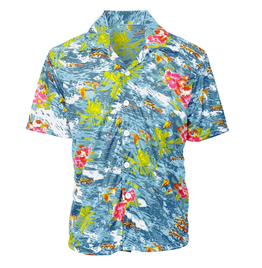 Chemise Hawaïenne lycra (coloris assortis)