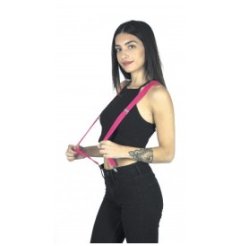 Bretelles rose fluo la paire