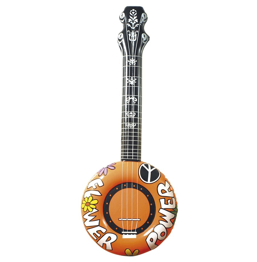 Guitare Hippie Gonflable 100 cm assort