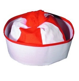 Bonnet de marin rouge