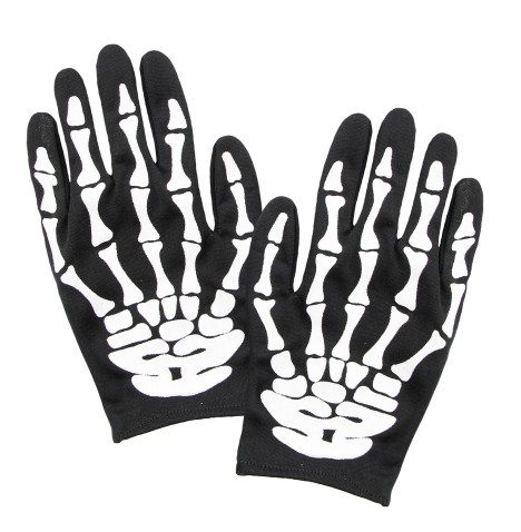 Gants squelette taille unique