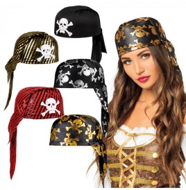 Casquette Pirate  couleurs assorties