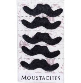 Moustache Mexicain Lot de 6